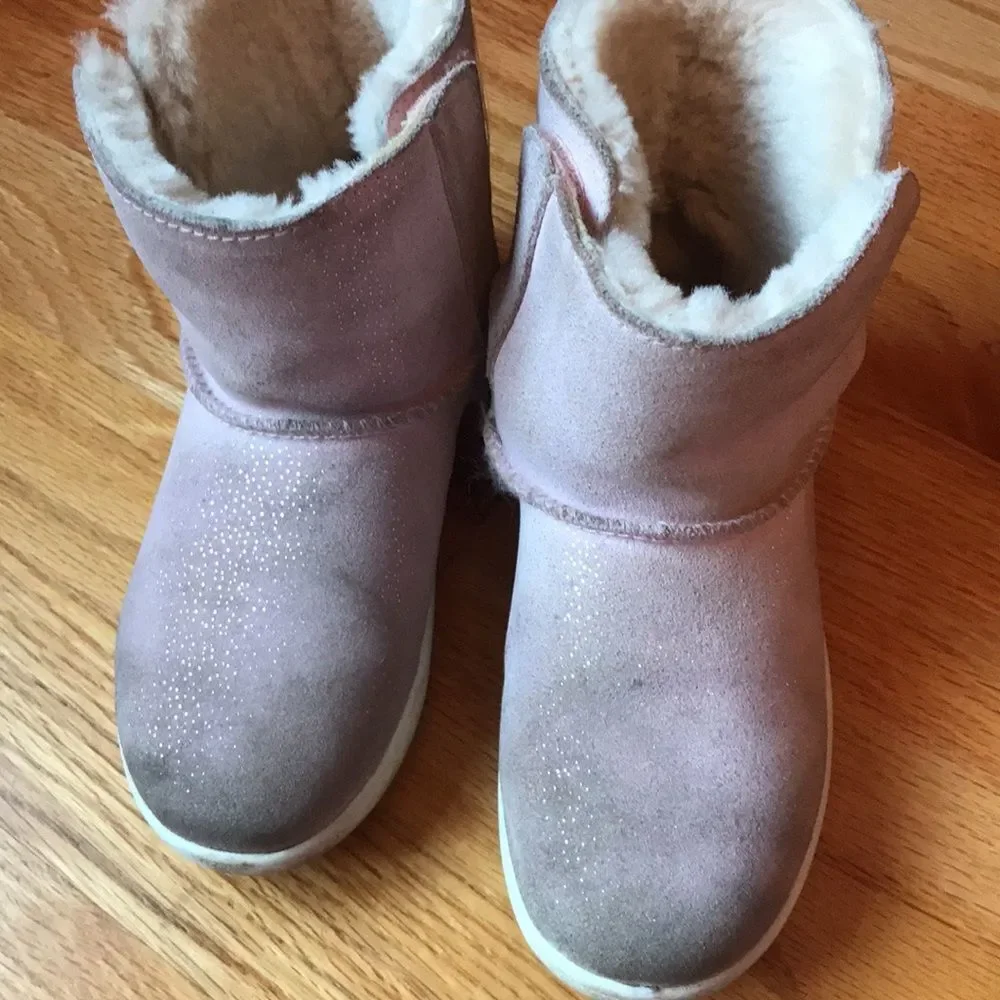 Ugg pink fur boots